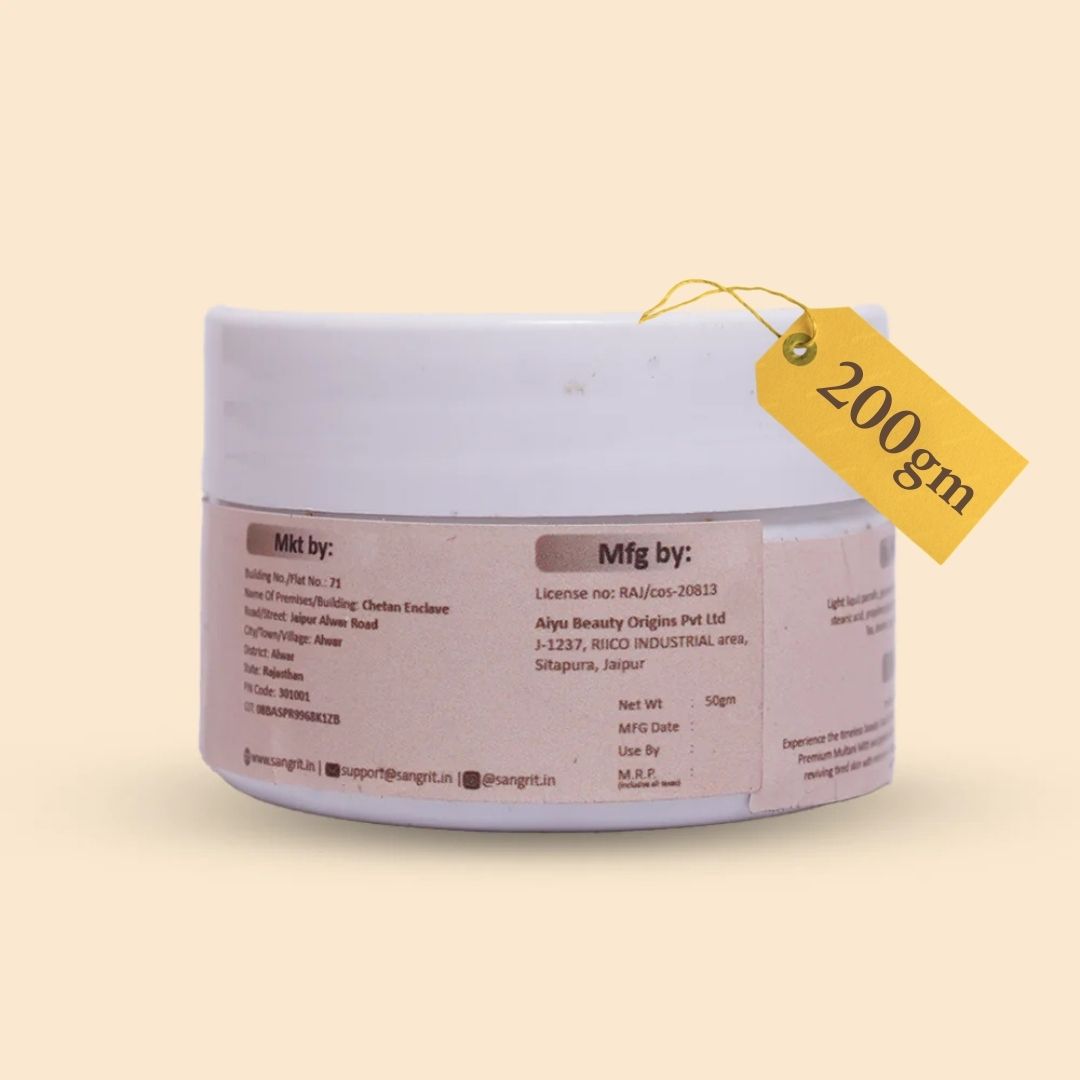 Multani Mitti Face Scrub – Exfoliating & Glow Boosting - 200gm