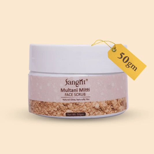 Multani Mitti Face Scrub – Exfoliating & Glow Boosting - 50gm