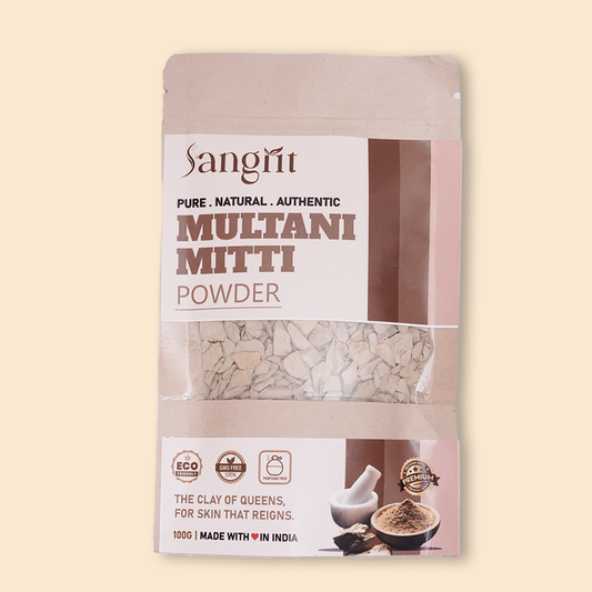 Raw Multani Mitti – 100% Natural Fuller's Earth - 100gm
